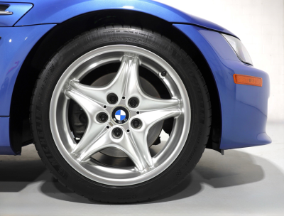 2000 BMW M Coupe in Estoril Blue Metallic over Estoril Blue & Black Nappa