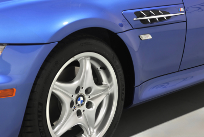 2000 BMW M Coupe in Estoril Blue Metallic over Estoril Blue & Black Nappa