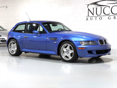 2000 BMW M Coupe in Estoril Blue Metallic over Estoril Blue & Black Nappa
