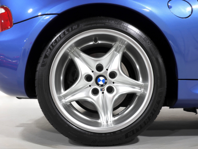 2000 BMW M Coupe in Estoril Blue Metallic over Estoril Blue & Black Nappa