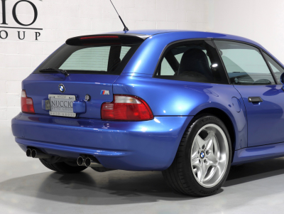 2000 BMW M Coupe in Estoril Blue Metallic over Estoril Blue & Black Nappa