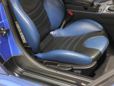 2000 BMW M Coupe in Estoril Blue Metallic over Estoril Blue & Black Nappa