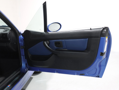 2000 BMW M Coupe in Estoril Blue Metallic over Estoril Blue & Black Nappa