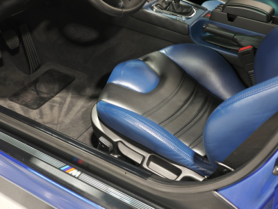 2000 BMW M Coupe in Estoril Blue Metallic over Estoril Blue & Black Nappa