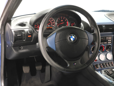 2000 BMW M Coupe in Estoril Blue Metallic over Estoril Blue & Black Nappa