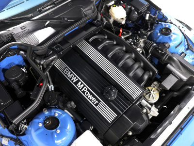 2000 BMW M Coupe in Estoril Blue Metallic over Estoril Blue & Black Nappa