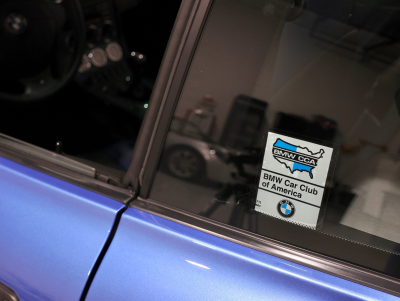 2000 BMW M Coupe in Estoril Blue Metallic over Estoril Blue & Black Nappa