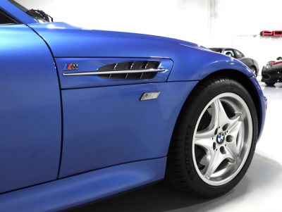 2000 BMW M Coupe in Estoril Blue Metallic over Estoril Blue & Black Nappa