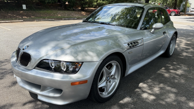 2000 BMW M Coupe in Titanium Silver Metallic over Black Nappa