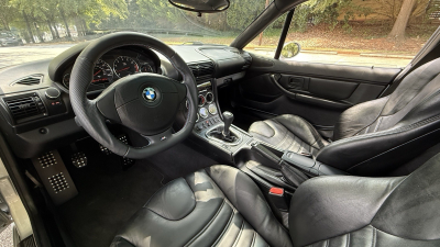 2000 BMW M Coupe in Titanium Silver Metallic over Black Nappa