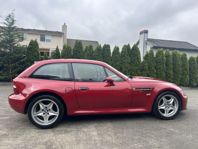 2000 BMW M Coupe in Imola Red 2 over Imola Red & Black Nappa