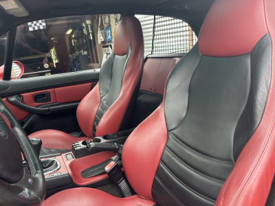2000 BMW M Coupe in Imola Red 2 over Imola Red & Black Nappa