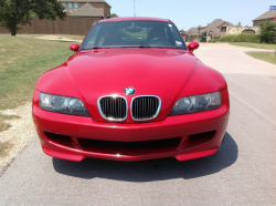 2000 BMW M Coupe in Imola Red 2 over Imola Red & Black Nappa