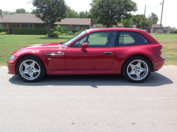 2000 BMW M Coupe in Imola Red 2 over Imola Red & Black Nappa