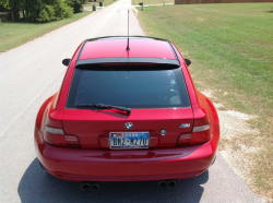 2000 BMW M Coupe in Imola Red 2 over Imola Red & Black Nappa