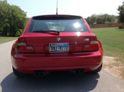 2000 BMW M Coupe in Imola Red 2 over Imola Red & Black Nappa