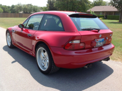 2000 BMW M Coupe in Imola Red 2 over Imola Red & Black Nappa