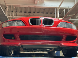 2000 BMW M Coupe in Imola Red 2 over Imola Red & Black Nappa