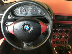 2000 BMW M Coupe in Imola Red 2 over Imola Red & Black Nappa