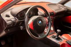 2000 BMW M Coupe in Imola Red 2 over Imola Red & Black Nappa