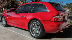 2000 BMW M Coupe in Imola Red 2 over Black Nappa