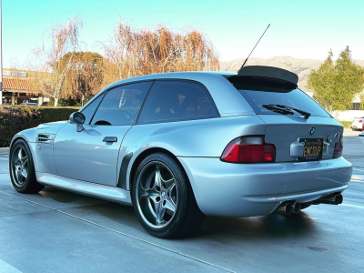 2000 BMW M Coupe in Titanium Silver Metallic over Black Nappa