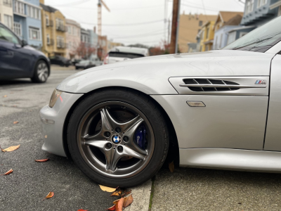 2000 BMW M Coupe in Titanium Silver Metallic over Black Nappa