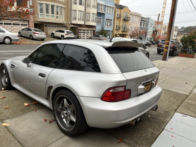 2000 BMW M Coupe in Titanium Silver Metallic over Black Nappa