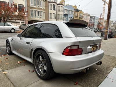 2000 BMW M Coupe in Titanium Silver Metallic over Black Nappa