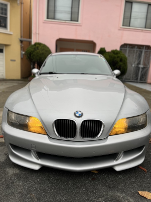 2000 BMW M Coupe in Titanium Silver Metallic over Black Nappa