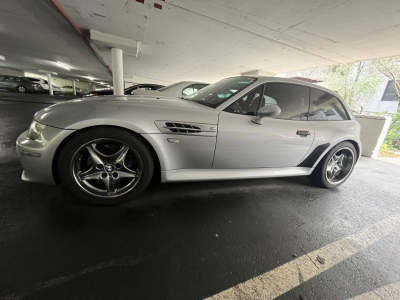 2000 BMW M Coupe in Titanium Silver Metallic over Black Nappa