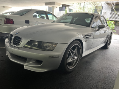 2000 BMW M Coupe in Titanium Silver Metallic over Black Nappa