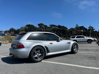 2000 BMW M Coupe in Titanium Silver Metallic over Black Nappa