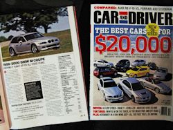 2000 BMW M Coupe in Titanium Silver Metallic over Black Nappa - Car & Driver Article