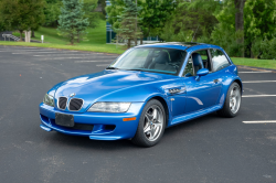 2000 BMW M Coupe in Estoril Blue Metallic over Estoril Blue & Black Nappa