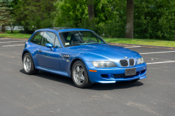 2000 BMW M Coupe in Estoril Blue Metallic over Estoril Blue & Black Nappa