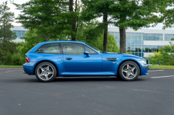 2000 BMW M Coupe in Estoril Blue Metallic over Estoril Blue & Black Nappa