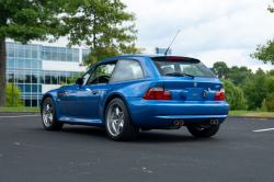 2000 BMW M Coupe in Estoril Blue Metallic over Estoril Blue & Black Nappa