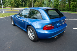 2000 BMW M Coupe in Estoril Blue Metallic over Estoril Blue & Black Nappa