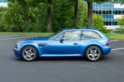 2000 BMW M Coupe in Estoril Blue Metallic over Estoril Blue & Black Nappa