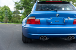 2000 BMW M Coupe in Estoril Blue Metallic over Estoril Blue & Black Nappa