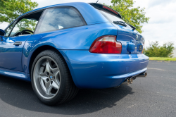 2000 BMW M Coupe in Estoril Blue Metallic over Estoril Blue & Black Nappa