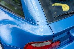 2000 BMW M Coupe in Estoril Blue Metallic over Estoril Blue & Black Nappa