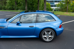 2000 BMW M Coupe in Estoril Blue Metallic over Estoril Blue & Black Nappa