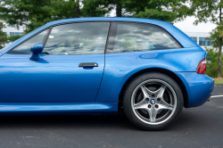 2000 BMW M Coupe in Estoril Blue Metallic over Estoril Blue & Black Nappa