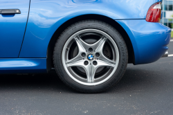 2000 BMW M Coupe in Estoril Blue Metallic over Estoril Blue & Black Nappa