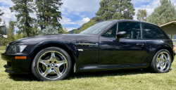 2000 BMW M Coupe in Cosmos Black Metallic over Black Nappa