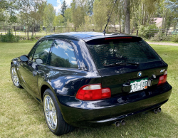 2000 BMW M Coupe in Cosmos Black Metallic over Black Nappa