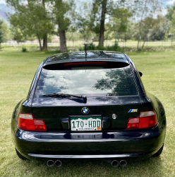 2000 BMW M Coupe in Cosmos Black Metallic over Black Nappa