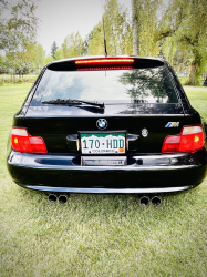 2000 BMW M Coupe in Cosmos Black Metallic over Black Nappa